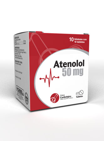 Atenolol 50 mg Tabletas