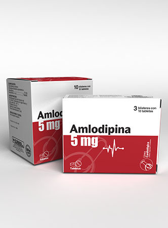 Amlodipina 5 mg Tabletas