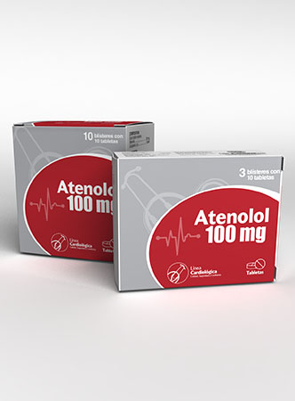 Atenolol 100 mg Tabletas