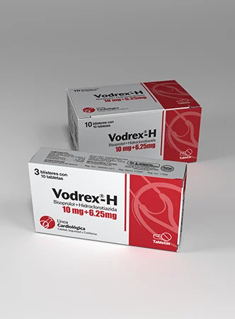 Vodrex-H 10 + 6.25mg Tabletas